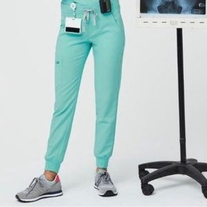 zamora scrub jogger pants | fresh aqua